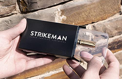Image of Strikeman Dry Fire Laser Training Cartridge - Great for Target Shooting Practice with Pistols, Made for The Firearm Training System - Red Laser Cartridge Only, Multiple Calibers