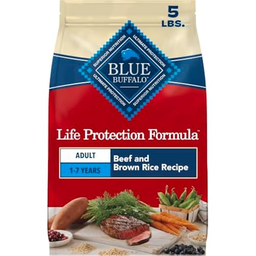 Blue Buffalo Life Protection Formula Beef Adult Dry Dog Food, 5 lb