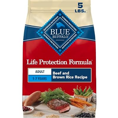 Blue Buffalo Life Protection Formula Beef Adult Dry Dog Food, 5 lb