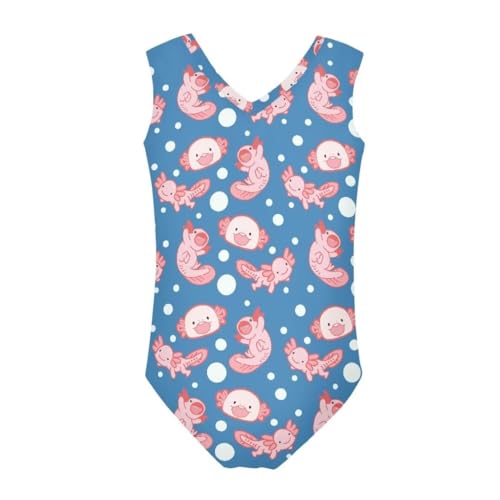 Image of Girls Swimsuit 3-14Y One Piece Swimwear Sleeveless Girls Bathing Suit