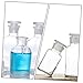 Cabilock 1pc Glass Reagent Bottle with Scale Small Mouth Laboratory Container Borosilicate Glass Identification for Chemical and Food Industries