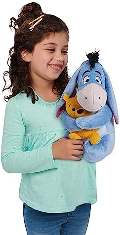 Disney Classics Lil Friends Eeyore and Winnie the Pooh Plush Toy, Children's Toy from 2 Years by Just Play