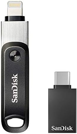 SanDisk 256GB iXpand Flash Drive Luxe with Lightning and USB-C connectors, for iPhone/iPad, Android devices, PC and Mac