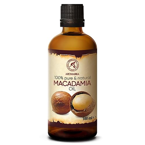 Aceite de Macadamia 100ml - Macadamia Integrifolia - Suráfrica - 100% Puro y Natural - Botella de Vidrio - Cuidado