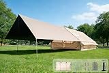 Ziziella Inflatable Tents for Camping, Easy Setup Inflatable Tent with Canopy, Large Glamping Tent with Pump,Waterproof Oxford 4 Season Air Tent with Skylight Mesh Windows for 8-12 Person