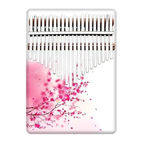 21 Tasten Kalimba Chromatisch Kleine Holz Kalimbas Professionelle Musiktastatur Anfänger Daumen Klavierinstrumente Fingerklaviere(Style 2)