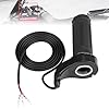 Qiilu Universal Throttle Handle Grip Motorcycle Accelerator Electric Scooter Speed Throttle Grip with 3 Cables for Replacement #5
