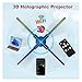 Multifunctional 3D Holographic Advertising Machine Projector Fan Screen 45/52/56/60/65 cm (65 cm)