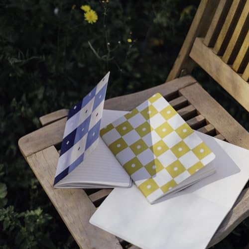 Kokonote 5er Pack Akalia Notizbücher A5 - Notizbuch klein A5-2 Notizbuch Liniert 2 Notizbuch Dotted 1 Notizbuch Blanko - Notizblock A5