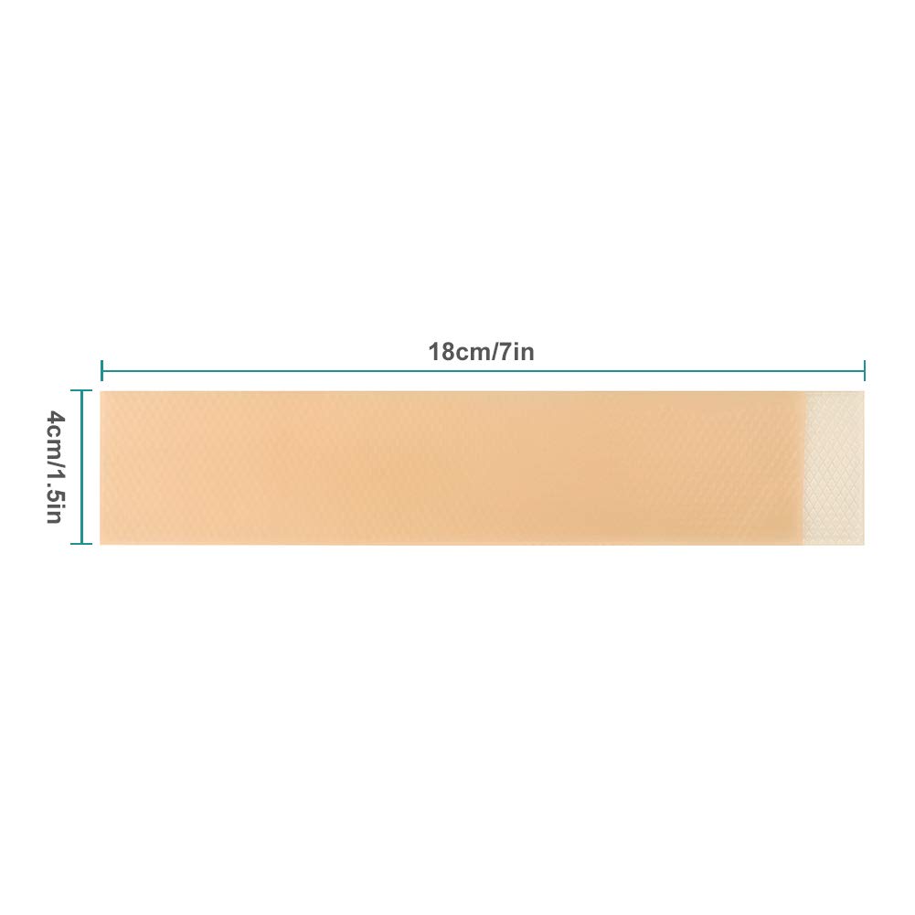 Dimora Silicone Scar Sheets Patches, Wound Dressing for C-section, Surgical Scars Removal, Face Acne Scar Treatment Tapes, Strips,1.5" x 7", 7 Pack