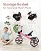 KRIDDO Tricycle for 2-5 Year Olds - Pink Toddler Trike With Gift for 24 Month to 4 Year Old Girls