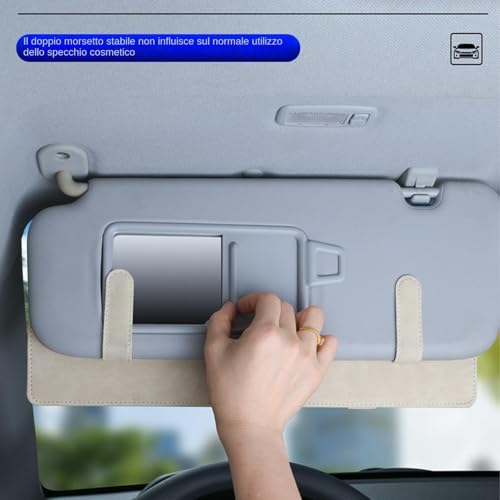 Extensor de parasol de coche con panel tintado de policarbonato de 14,9 pulgadas 4