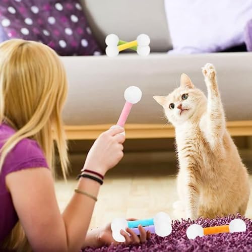 Bastoncillos con erba gatta y peluche robusto resistente para morder 8