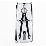 Practical Math Geometry Tool Set Metal Mechanical Pencil Compass For Students Architect Metal Drawing Compass Geometry Tools (Trumpet)