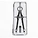 Practical Math Geometry Tool Set Metal Mechanical Pencil Compass For Students Architect Metal Drawing Compass Geometry Tools (Trumpet)