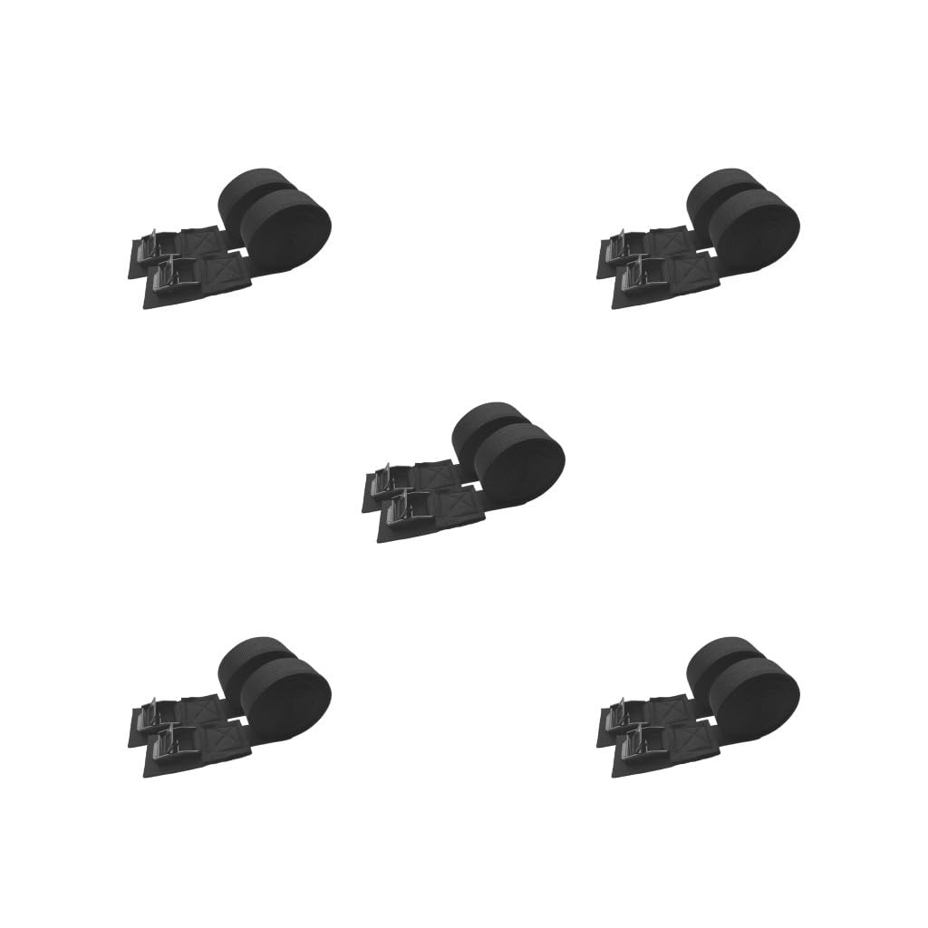 Juego de 5 correas de amarre para techo de camión, remolque, liberación rápida, para equipaje, artículos diversos, accesorios de 300 cm, bolsa de pelusa