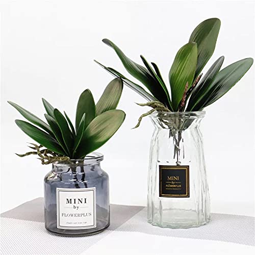 Huaao 6 pezzi di foglie artificiali di