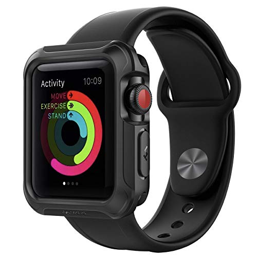 V85 Case Compatible For Apple Watch 44Mm 40Mm 42Mm 38Mm, Lightweight Shockproof Protector For Iwatch Series Se 6 /5 /4 /3/ 2 /1 ( 38Mm Black） #TOP7