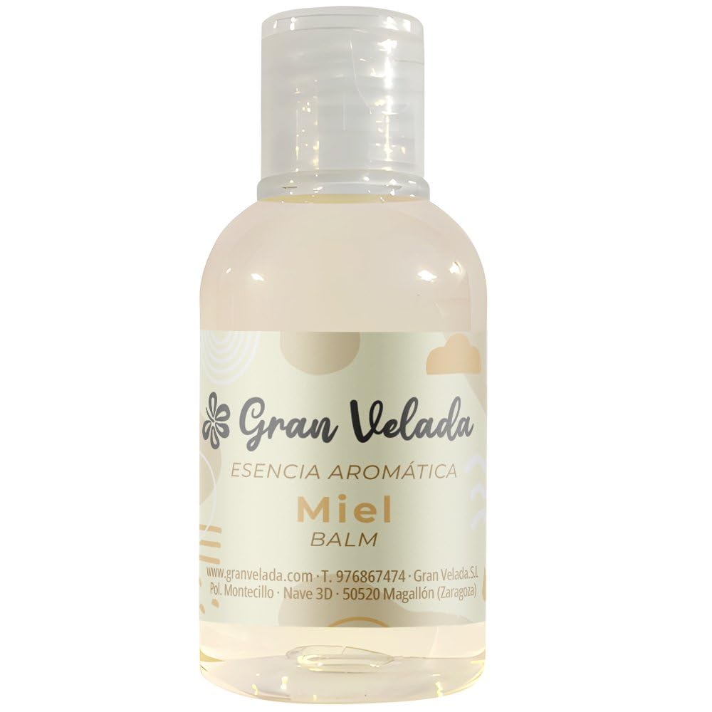 Gran Velada - Duftöl Honig für Lippenpflege 1000 ml | Duftöl für Lippenbalsam, Lippenstift & Gloss, Natürlicher Honigduft für Kosmetikherstellung, Professionelle Aroma Essenz für DIY Pflege