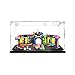 Produktbild Displaybox kompatibel mit lego 41708 Rollschuhlaufen, Disco-Spielplatz-Vitrine, Modell-Sammlerstücke, staubdichte Vitrine (kein Bausteinmodell) (3 mm)