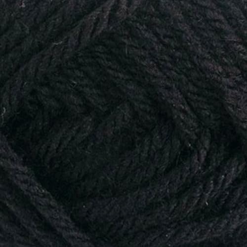 Image of WOAFashions Impulse Hand Knitting & Crochet Yarn, Premium Acrylic, 4 : Medium (Black) (4x100gms / 14.1oz)