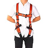 medidas de proteccion contra caidas de alturas Diseño ajustable, el único punto de la eslinga para todo el cuerpo está en las áreas del tórax, la parte inferior del tórax y la parte superior es ajustable para cumplir mejor los requisitos de seguridad de diferentes personas.