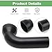 Air Intake Hose,Carburetor to Air Filter Box Fits 1996-2008 EZGO GAS Refresher, TXT, ST350, ST Sport, ST Sport II, ST Sport 2+2, MPT 800/1200, Workhorse 1200, and Clays Car Models - Replaces 72592G01