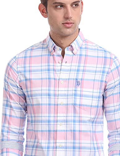 Image of U.S. Polo ASSN. Men's Cotton Regular Fit Casual Shirt