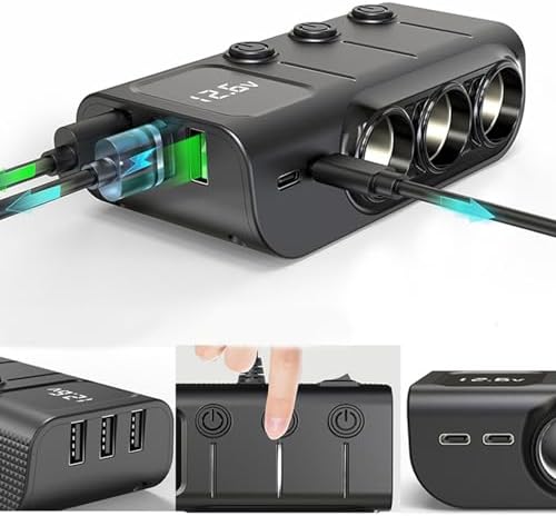 Cavo Tipo C 3,5m Per Auto Con Presa Accendisigari – Ricarica Veloce Per Dashcam E Smartphone, 12-24V