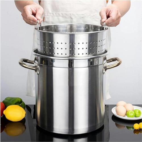 Cocina de acero inoxidable con cesta de 45x45 cm para freír pavo y mariscos 2