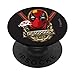 Marvel Deadpool Wade Wilson Swords and Chains PopSockets PopGrip - Support et Grip pour Smartphone/Tablette avec un Top Interchangeable