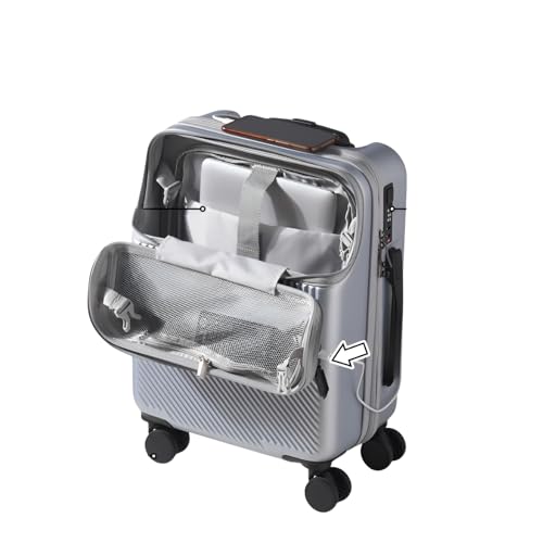 [qiukala] �@������OK 20�C���`�O�J���t�@�X�i�[�g�����N �ω׏d�L���X�^�[ ���@�\���[�d�؂�t�� �r�W�l�X�o���p X�^�Œ�g���ڌy�ʃX�[�c �O���[ 20�C���`