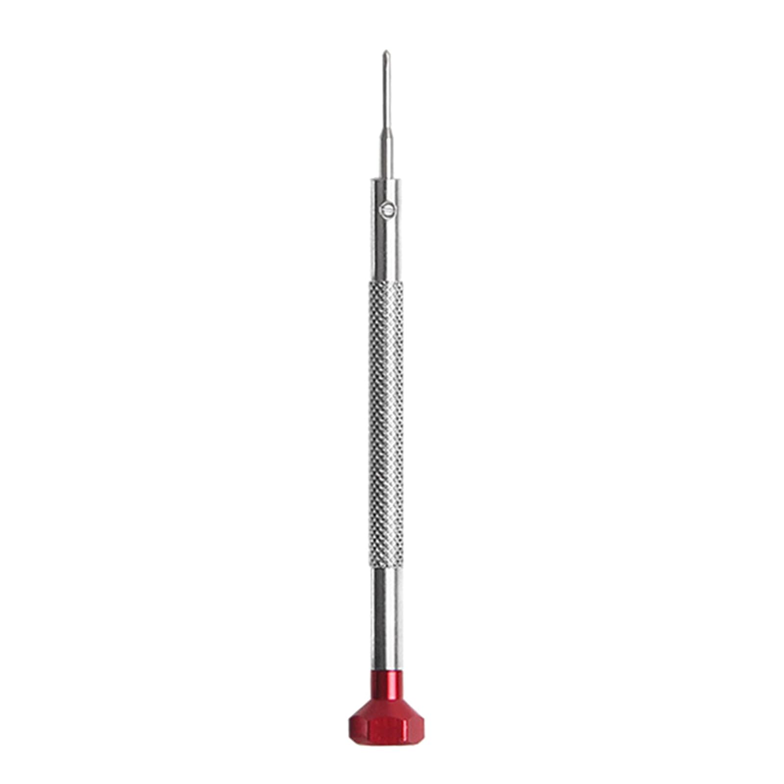 Hsioluted 1.2Mm Crosshead Nonslip Textured Screwdriver Sturdy Tool Steel Head Lightweight Aluminum Shaft Ideal For Clock Repair Projects Nonslip Watch
