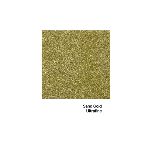 Hemway Premium Ultra Sparkle Glitter Multi Purpose Metallic Flake For Nail Art, Cosmetic Graded, Makeup, Festival, Party, Hair, Body And Eyes 100G / 3.5Oz - Sand Gold #TOP1