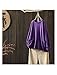 Minibee Women's Oversized Sweatshirt Crewneck Long Sleeve Cotton Pullover Tops with Pockets Purple L