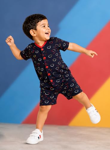 Image of 3BROS Baby Boys & Baby Girls Cotton Hosiery Clothing Set Half Sleeves T-shirt with Matching Pants (DB20HS6027 Parent)