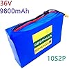 36V 9.8Ah Lithium Battery Pack with BMS for E-Bikes, Scooters, Power Tools - Fast Charger Included, High Capacity, Durable Rechargeable Lithium-Ion Battery #3