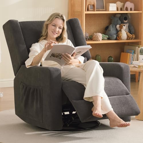 Tbfit 360° Swivel Recliner with Lumbar Support