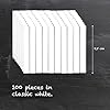 Westcott Chalk 100 pieces white | Value pack Blackboard chalk with 1.2cm ⌀ in opaque white | low-dust & easy to wipe off | 8.5cm long chalk sticks | E-744986 00 #4