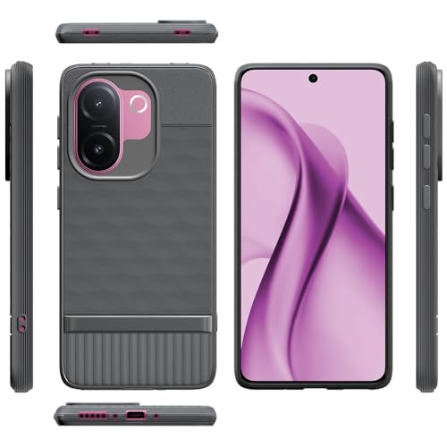 Image of Shockproof Case for Vivo V60e 5G | Full Camera Protection | TPU Flexible Back Cover for Vivo V60e 5G (Graphite Grey)