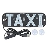 Taxi-LED-Schild, Fahrerhaus-Kontrollleuchte, Rideshare Fensterlicht für Auto-Windschutzscheibe, Fahrzeug-Reisen, perfekt für Taxifahrer, Mitfahrerbetreiber und private Mietfahrzeuge