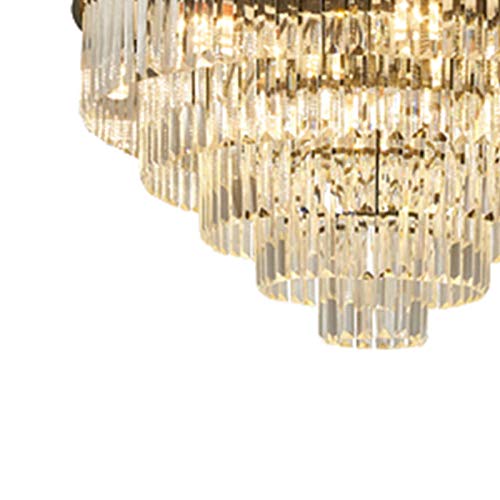 Lustre moderne pour chambre et salle à manger avec cristaux K9