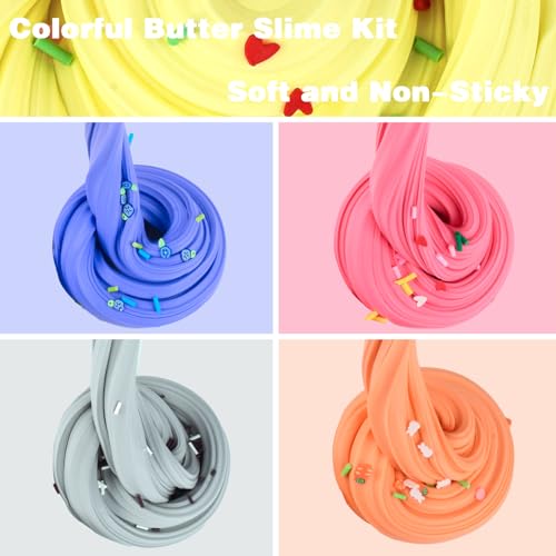 20 Pack Mini Slime, Butter Slime Party Favors, Soft Non-Sticky and Stretchy Slime Kit for Classroom Prizes, Christmas Stocking Stuffers, Goodie Bag Stuffers for Kids Boys Girls - Image 2