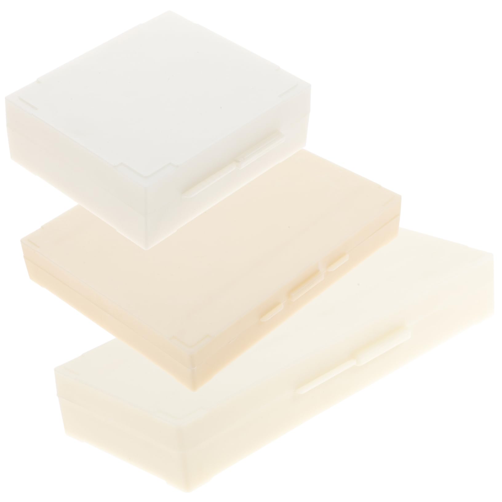 KICHOUSE 3pcs Double Row Slide Cassette Microscope Slide Storage Tool Tray Microscope Slide Container Microscope Slide Plates Microscope Slides Microscope Slide Dispenser Paper White