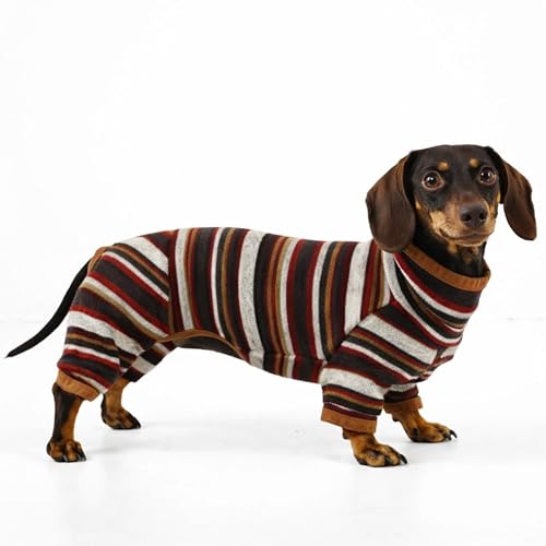 Disfraz para perro salchicha M rayas ligero