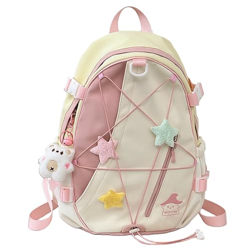 Sac à dos Y2K avec joli pendentif le cadeau d'école esthétique idéal