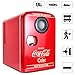 Coca-Cola 12V Portable Bluetooth Speaker Mini Fridge, AC/DC Power Cords Included, Compact Speaker and Personal Cooler/Warmer for Desk Office Dorm, Music-Lovers and Students