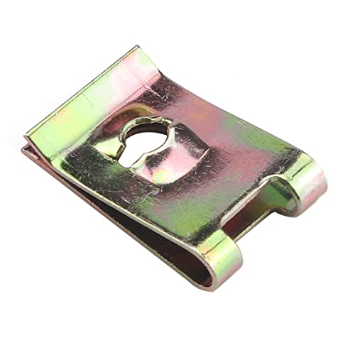 Iqihui 110 Pieces 4 Sizes U Nut Clips, U Clips, Auto Car Metal Clip Nuts For Motorcycle Automotive Repair Replacement #TOP2