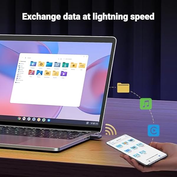 UGREEN Bluetooth адаптер 5.4 для ПК, модуль для мыши, клавиатуры, гарнитуры, телефона, планшета, контроллера - USB ключ для Windows 11/10/8.1