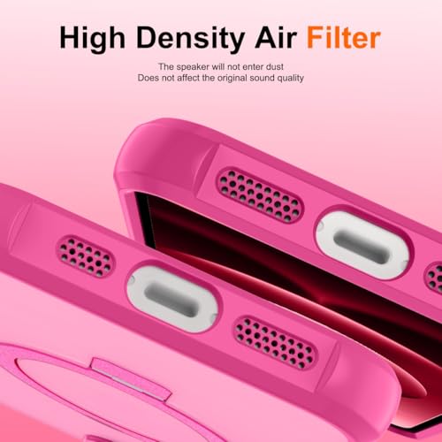 CHAOFEnG Compatible with iPhone 17E & 16E Case with Stand, Rose Red by CHAOFEnG - Used condition - Image 7